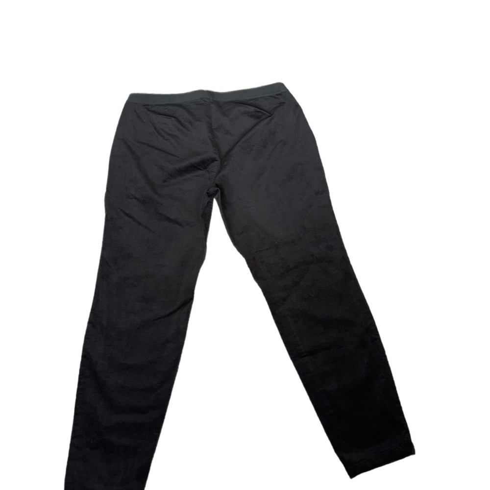 Eileen Fisher | Black Stretch Cotton Corduroy Trousers - Picture 2 of 5